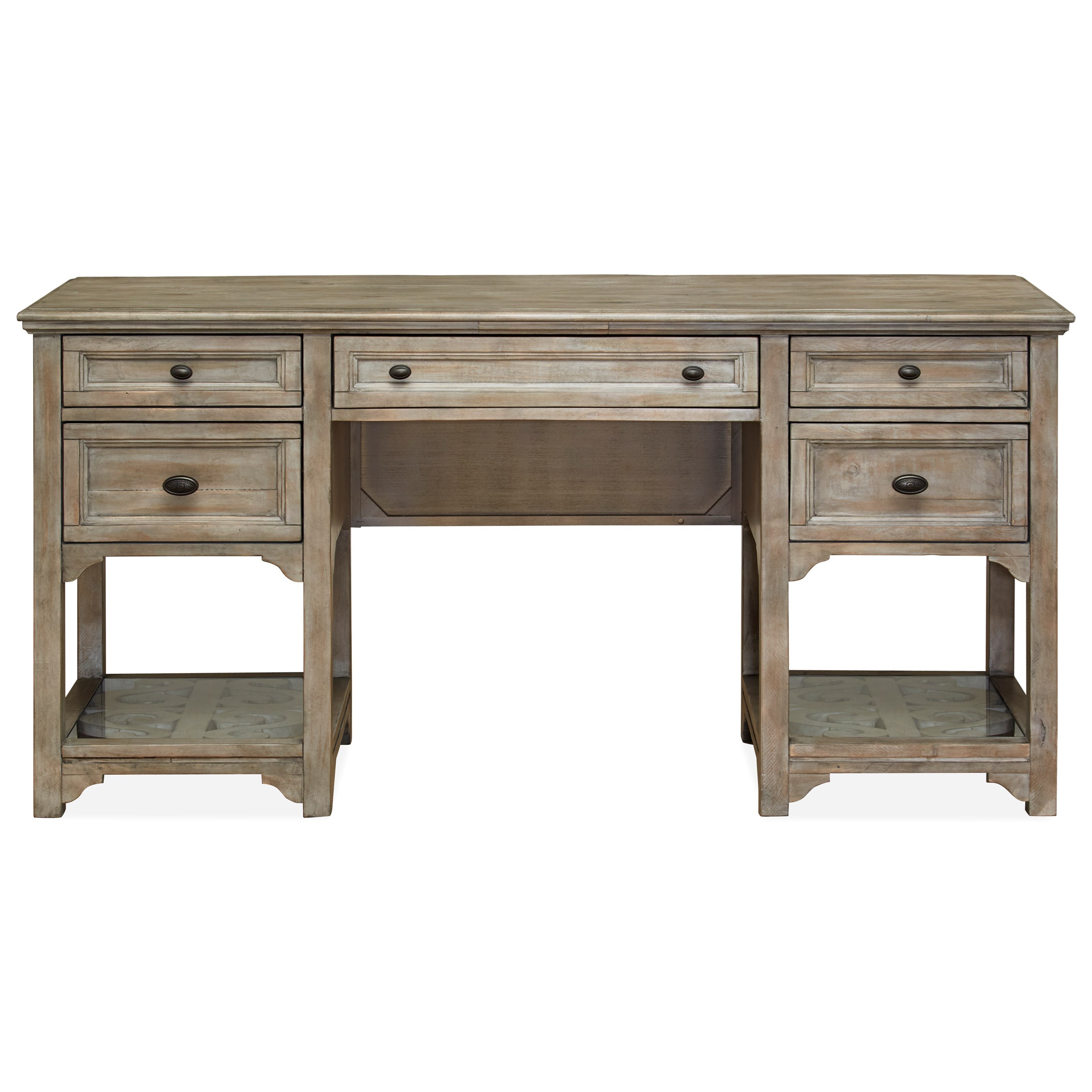 Farmhouse double desk hot sale